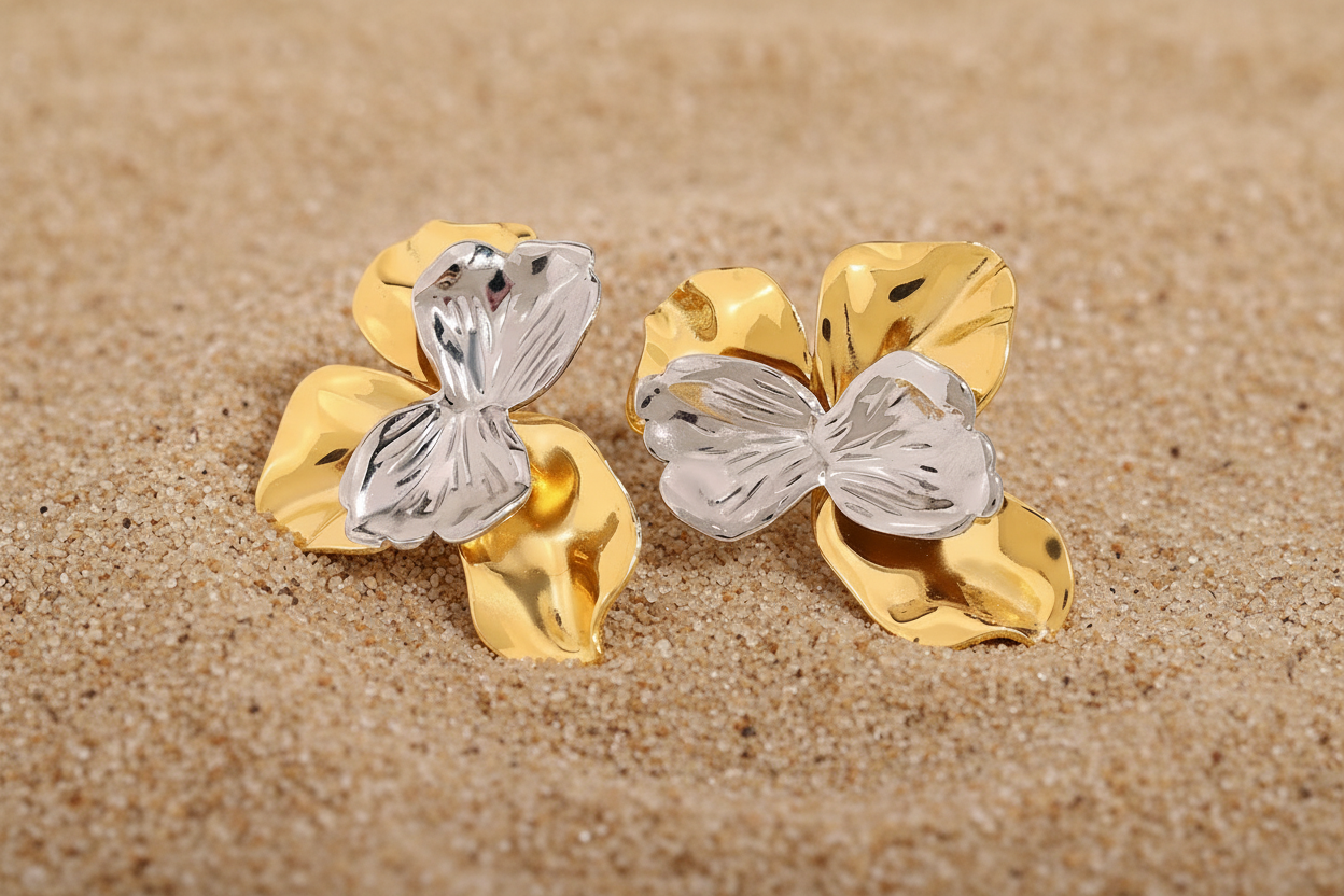 Dual Petal Earring