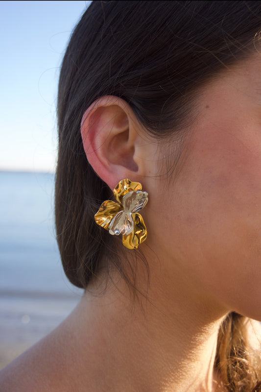 Dual Petal Earring